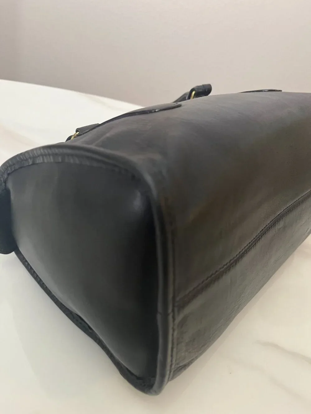 Coach Madison Satchel Limited Edition 17995 Black Leather Bowler Doctor Bag - Picture 9 of 13